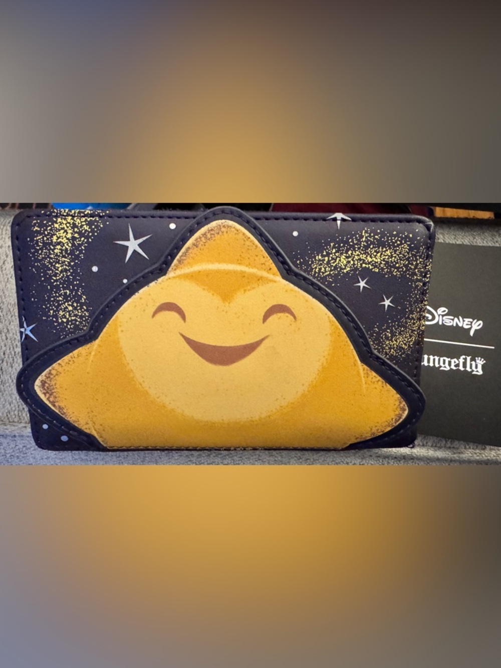 Disney Parks Loungefly Wallet - Wish Movie Star Glow in the Dark New With Tags